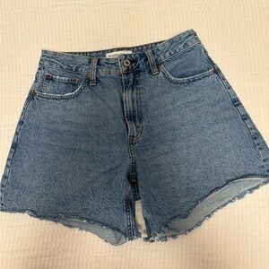 Abercrombie & Fitch Light Blue Jean Shorts